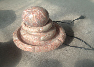 Китай Фонтан шарика живущей комнаты декоративный благоустраивая каменный небольшой красный мраморный поставщик