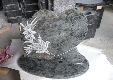 Китай Чистосердечная форма сердца надгробной плиты и памятника с высекать тени голубя поставщик