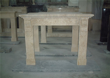 Китай Сурроунд камина простого дизайна бежевый мраморный для каминной доски камина дома поставщик