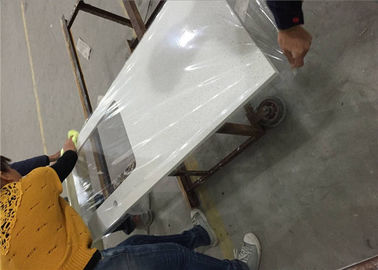 Китай Искусственная белая тщета ванной комнаты Префаб кварца зерна покрывает экологический материал поставщик