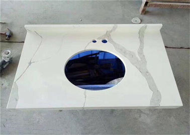 Китай Верхние части тщеты ванной комнаты Префаб камня кварца Калакатта для жилищного строительства поставщик