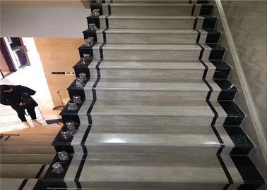 Китай Отрезанная классикой естественная рослость лестницы камня здания белая черная мраморная каменная поставщик