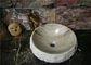 Материал мрамора раковины шара круглый естественный каменный с белыми деревянными венами поставщик