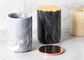 Покройте отполированный цвет поверхностного естественного мраморного каменного опарника черно-белый с венами поставщик