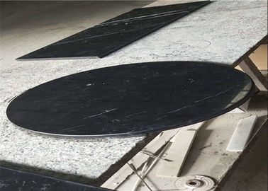 Китай Воркманьшип округлой формы верхней части журнального стола мрамора Премаде Неро Маркина выдающий поставщик
