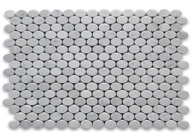 Китай плитка пола мозаики 30кс30км мраморная, круглая установка плиток мозаики легкая поставщик